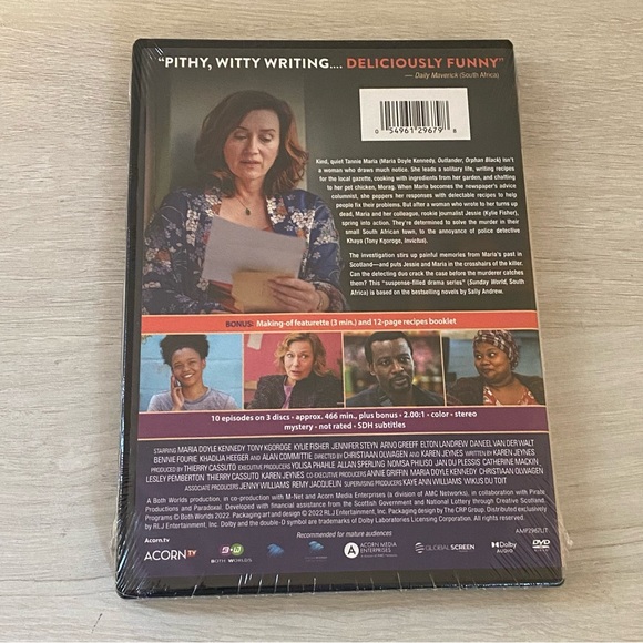 Recipes for Love and Murder: Series 1 (DVD, 2022) Acorn Media British NEW SEALED - Picture 4 of 5